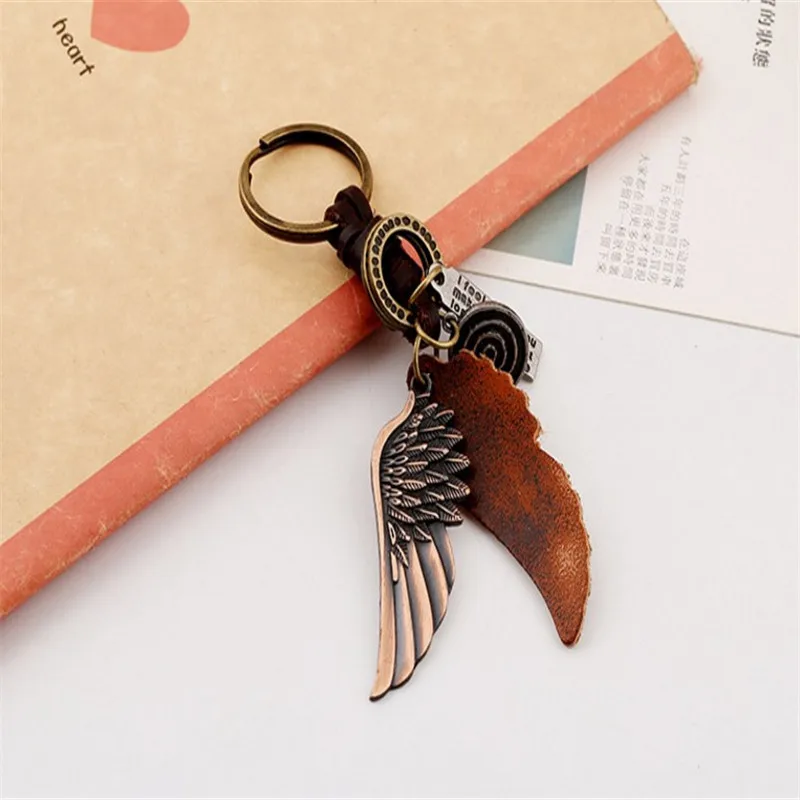 

Wing Pendant Key Chain, Zinc Alloy Durable Wear-resistant Wing Car Pendant Pendant Key Chain