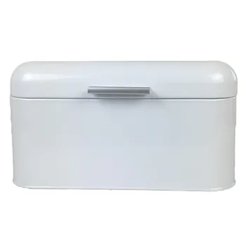 

Vintage Bread Box Cupboard Iron Snack Box Desktop Finishing Dust-Proof Storage Box Storage Bin Keeper Food Kitchen Shelf