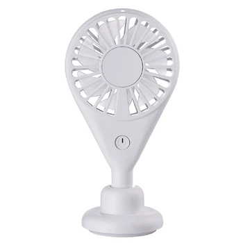 

Portable Cold Wind Mini Fan Ambient Light Table Desktop Handheld Fan For Travel Outdoor Home Office