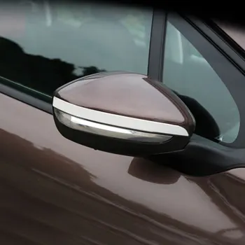 

Stainless Steel Car Rear View Mirror Cover Rearview Mirror Cover Decorative Strips Fit for Peugeot 2008 208 2014 - 2018 Parts