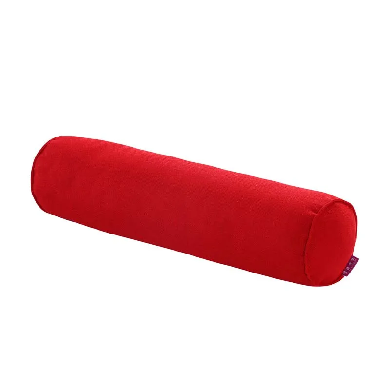 Хлопок джут круговой цилиндр спальный подушка для поддержки головы поясная подушка съемный карамельный цвет диван Canap Болстер