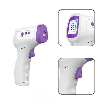 

Electric Thermometer Medical One Second No Touch Non-Contact Body Fever Thermometer Digital IR Infrared Forehead Thermometer