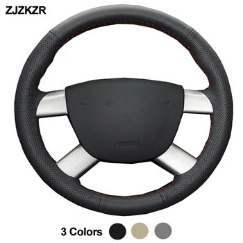 

Car Auto Steering-Wheel Cover For Ford Kuga 2008 - 2011 Focus 2 2005-2011 C-MAX 2007-2010 Braid on the Steering wheel 2009 2010