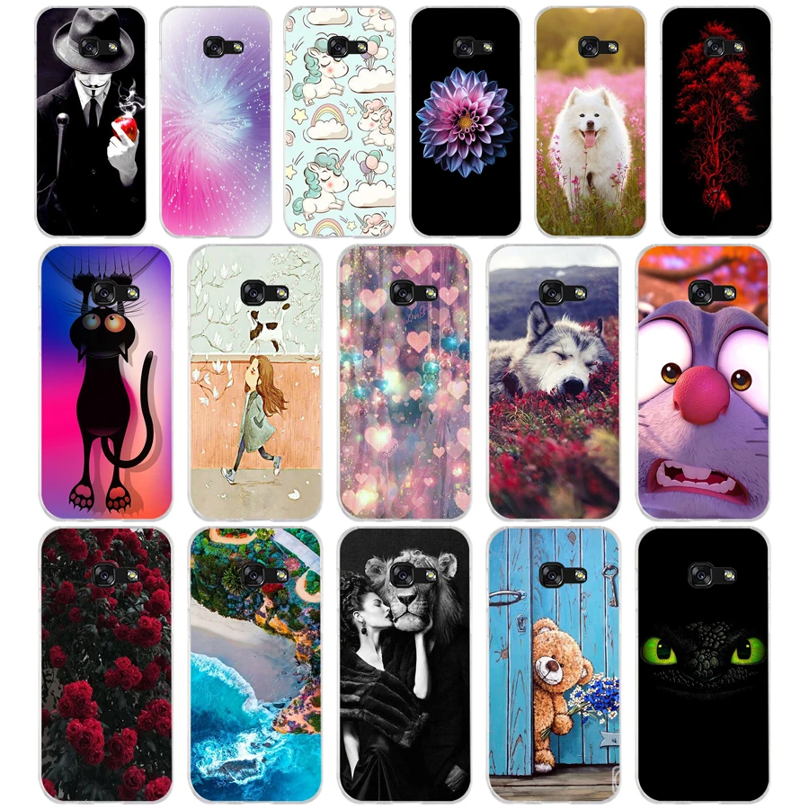 C Per Samsung A5 2017 Custodia Morbida Custodia In Silicone Per Samsung Galaxy A5 2017 Sm-A520F Cover Fundas Per Samsung Galaxy A5 2017