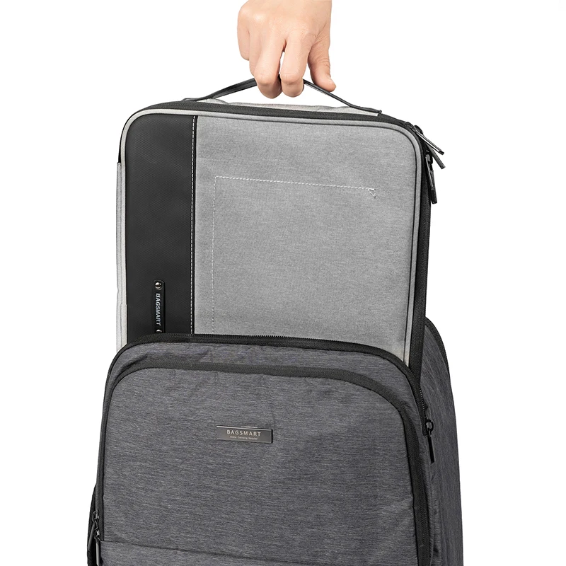 BAGSMART дорожный органайзер для электроники аксессуары ноутбука сумка с 15 дюймовым