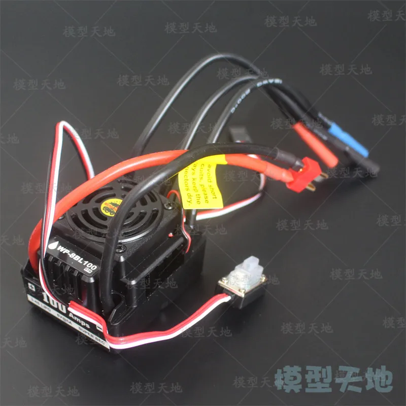 Водонепроницаемый бесщеточный контроллер скорости ESC 100A 2S 4S Lipo NiMH подходит для