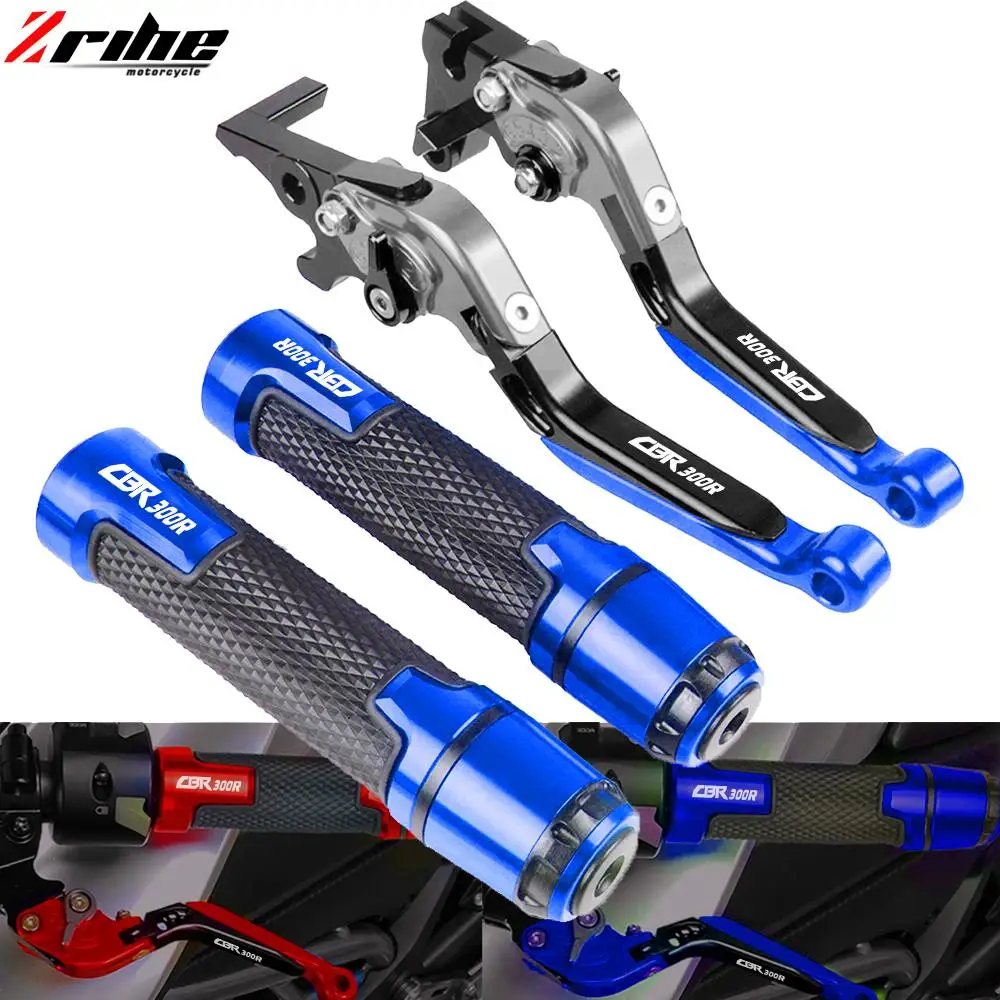 

For Honda CB300F CBR300R CBR 300R 2014-2018 2015 2016 2017 Motorcycle Brake Clutch Lever 22MM Handle Grips Handlebar CBR300 R