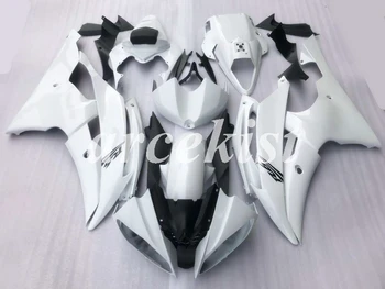 

New ABS Motorcycle Full Fairings Kit Fit For YAMAHA YZF-R6 2008 - 2016 08 09 10 11 12 13 14 15 16 body set White