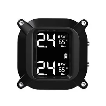 

Color Display Wireless Magnetic Warning Alarm For Motorcycle Electric With Sensors USB Durable Tire Pressure Monitor Real Time