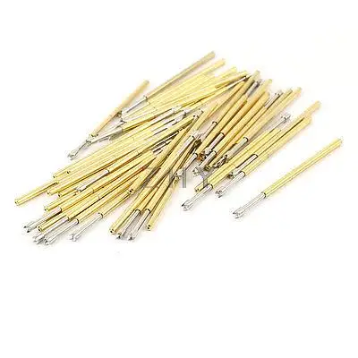

100Pcs P160-Q2 1.5mm 4-Point Crown Tip Spring PCB Testing Contact Probes Pin