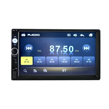 

7inch 2 Din Car Multimedia Radio MP5 Player BT HD Audio Head Unit+8LED Touch Screen Multimedia Player Recorder Stereo #N