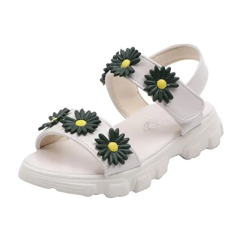 

Summer Girls Shoes Boys Girl Soft Sandals Children's Shoes Flower Casual Single Princess Sandals Kids
