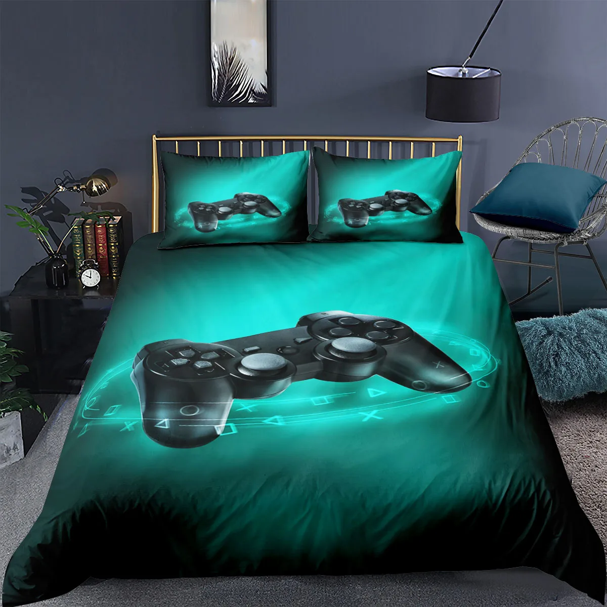  е Bettwasche Ʈ 3D Gedruckt Duvet Ʈ Abdeckung Kissenbezug 2/3 Pcs Schwarz Home Textilien Einzigen Twin Doppel konigen