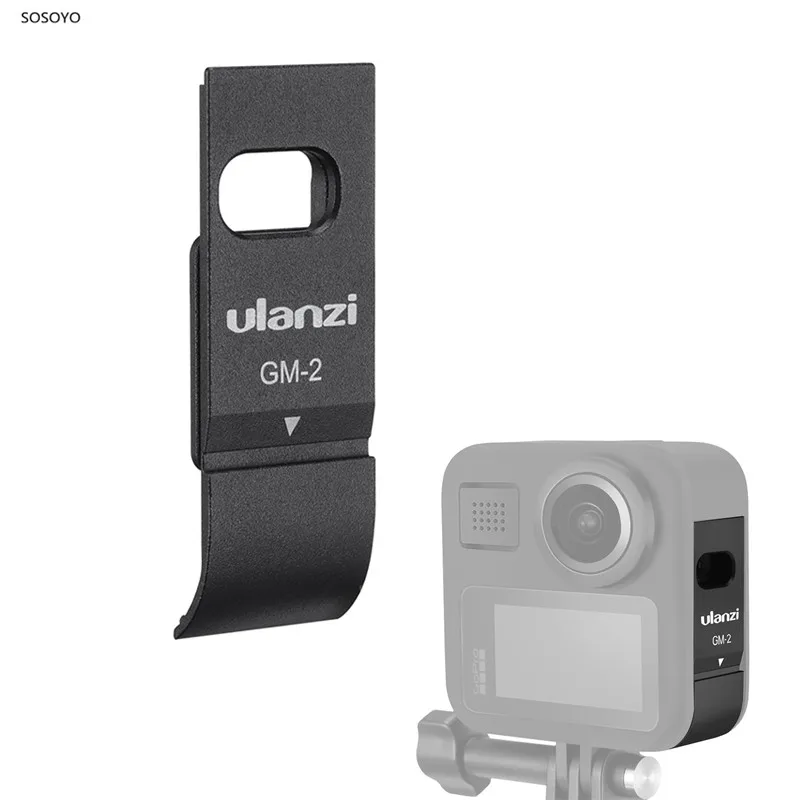 Aluminum Battery Cover Case Rechargeable Side Cover with Charging Port