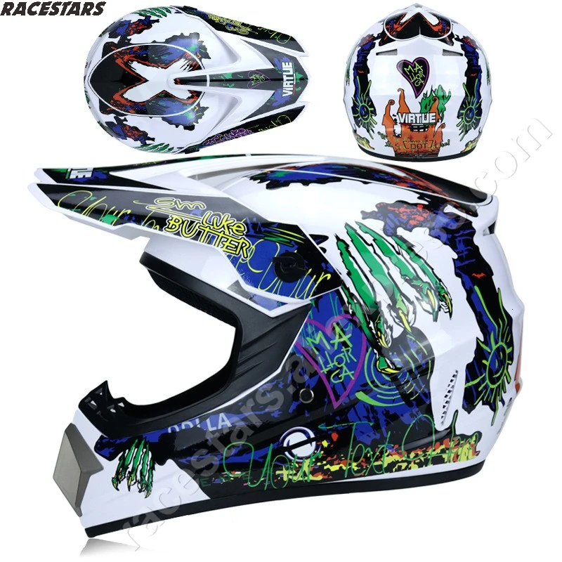 Moto cross moto bike Шлем moto rcycle для мужчин высокого класса Пекинская Опера Тип езда Гонки Capacete moto/capacetes de moto ciclista - Цвет: 17