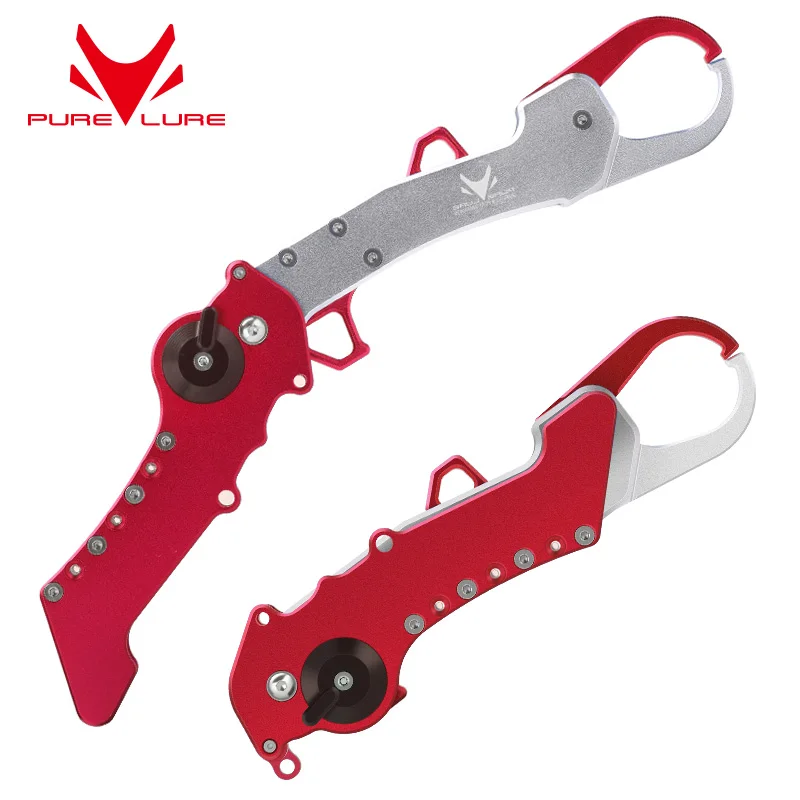 PURELUREFishingToolsStainlessSteelFishingLipGripperAdjustableLanyardGrabberFishGripwithRetentionRopeTackleTools-AliExpress18