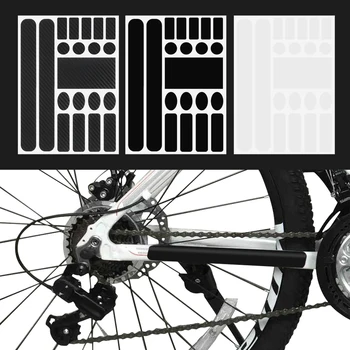 

LEEPEE Bike Frame Stickers Front Fork Protective Film Mountain Bike Chain Frame Safety Tape Bicycle Chain Protector Tape Sticker