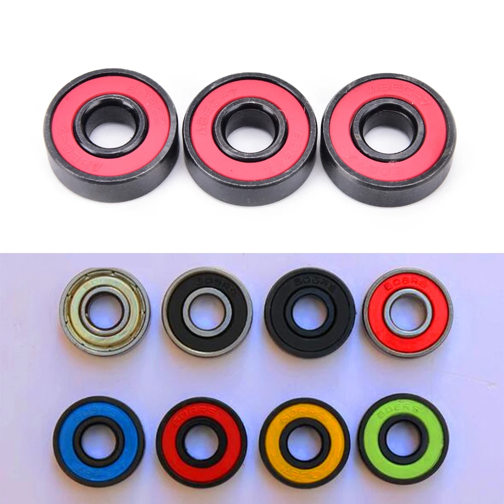 608zz Ceramic Speed Wheels Bearings 7*8*22mm Random Color 1PC afbeelding