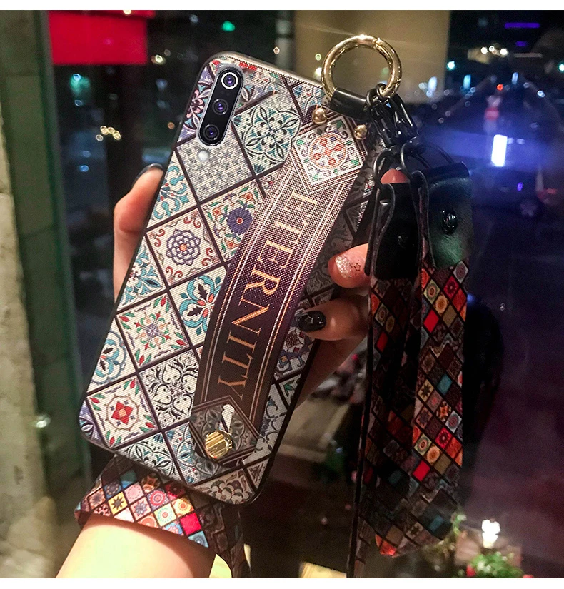 SoCouple Neck Wrist Strap Case For Xiaomi Redmi 4X Note 5 5A 6 7 Vintage Soft TPU Phone Holder Lanyard Case For Xiaomi 8 9 5X 6X (4)