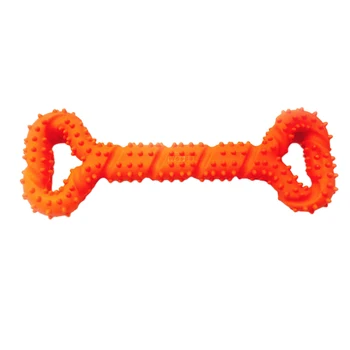 

For Aggressive Durable Bite Resistant Bone Shape Molar Dog Chew Toy Pet Supplies Non Toxic Soft TPR Gift Teeth Cleaning Puppy