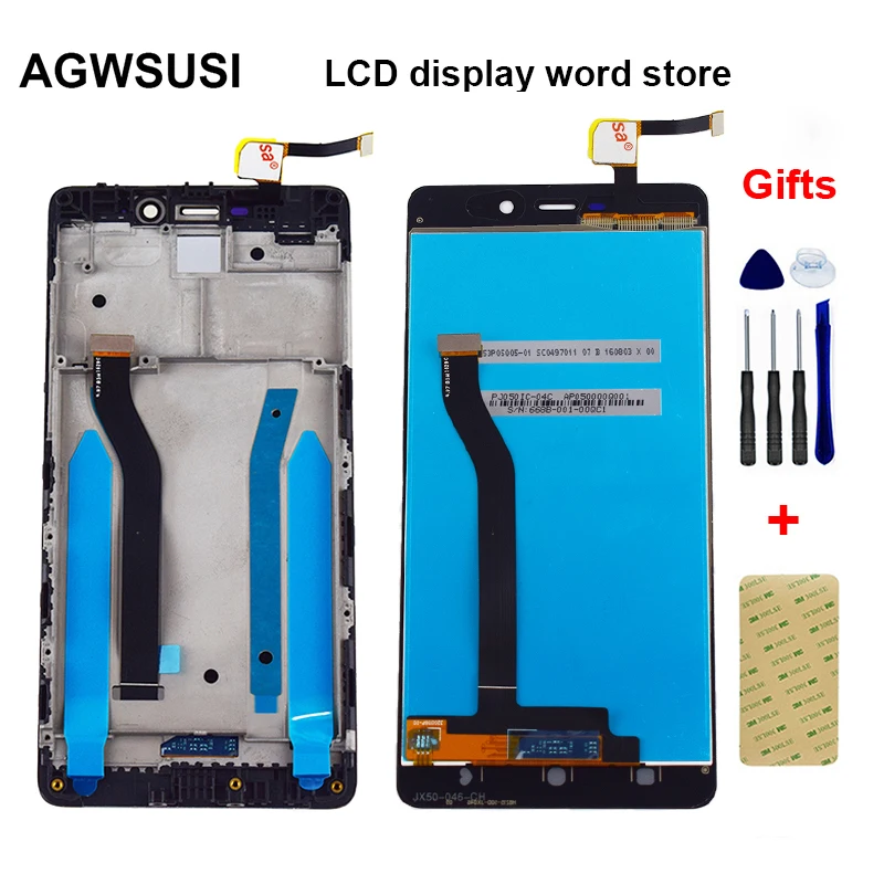 Goede Lcd Voor Xiaomi Redmi 4 Pro Redmi4 Prime Lcd scherm Panel Module Touch Screen Digitizer Sensor Glas Montage Met frame