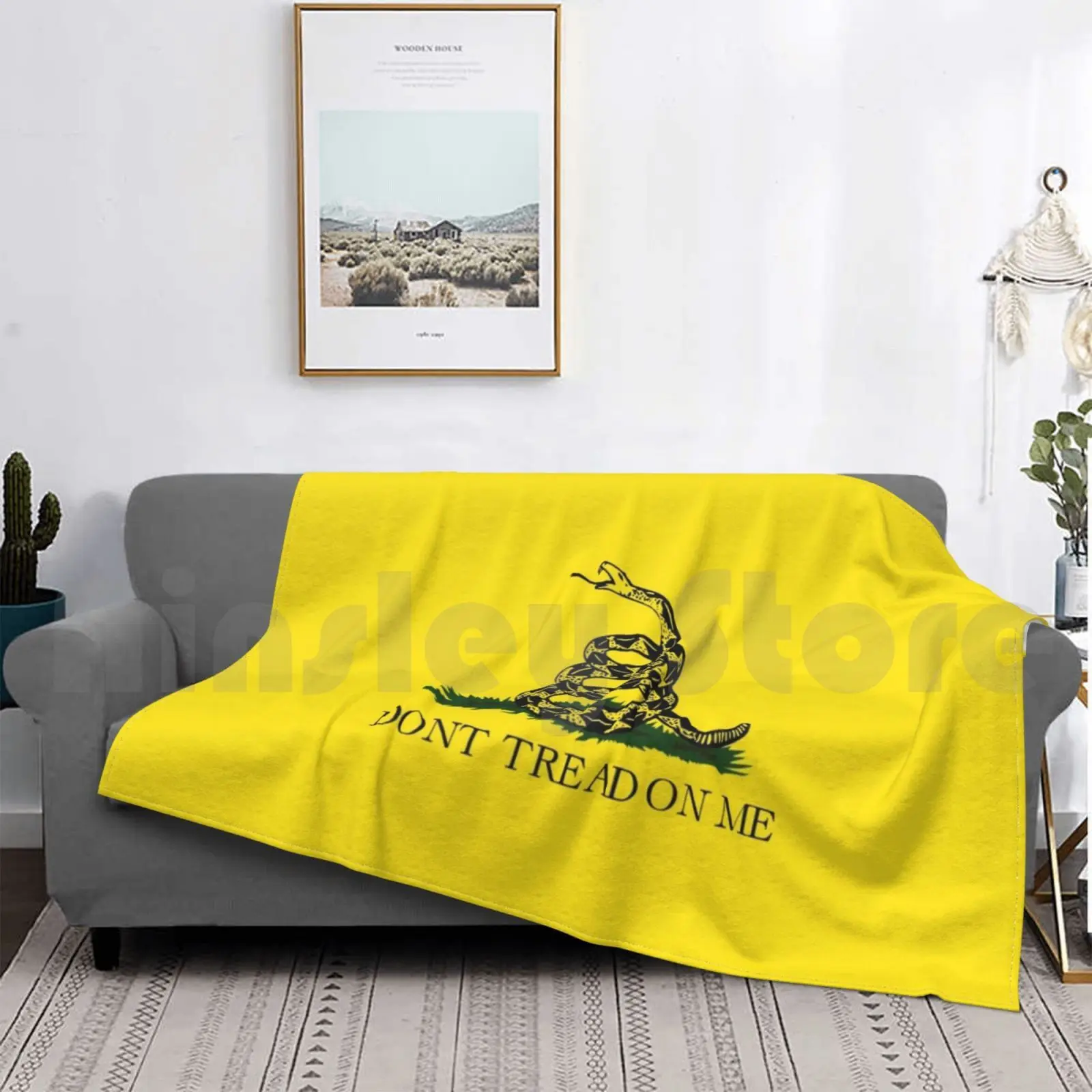 

Gadsden Flag Blanket Fashion Custom Libertarian Gadsden Flag Dont Tread On Me