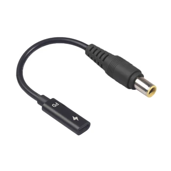 

Type-C Female to 7.9mm Male Power Cable Adapter for Le-novo Thinkpad Laptop Line