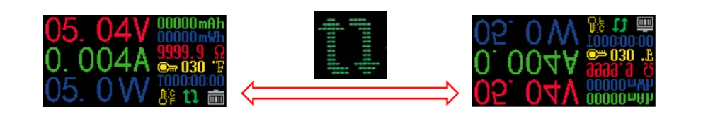 Ips цветной ЖК-экран USB тестер напряжение тока Емкость энергии эквивалентное сопротивление 0,96 дюймов тестер постоянного тока