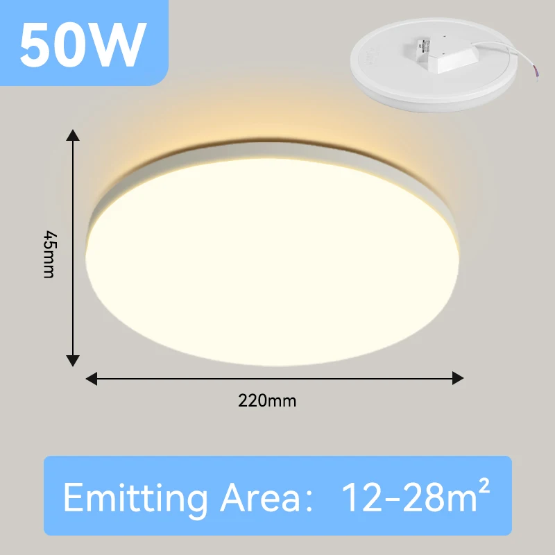 Led Ceiling Lights Ultra Thin LED Ceiling Lamps Modern Panel Light 30W 50W 72W Living Room Bedroom Kitchen Surface Mount Fixture recessed ceiling lights Ceiling Lights