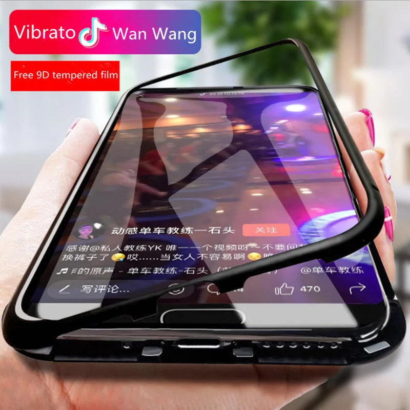 

Magnetic Adsorption Metal Case for Samsung note 9 8 M10 20 30 40 J8/J6/J4 2018 J4/J6 Plus A7/A9 2018 C7/C9 2018 A70 60 50 40 40S
