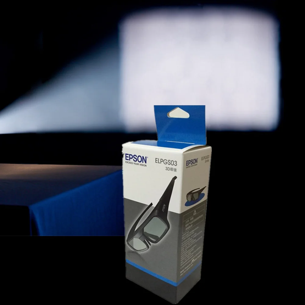 

2pcs Original 3D Active Glasses for Epson 3D Glasses ELPGS03 For Projector TW5200/9200/TW6200/TW8200