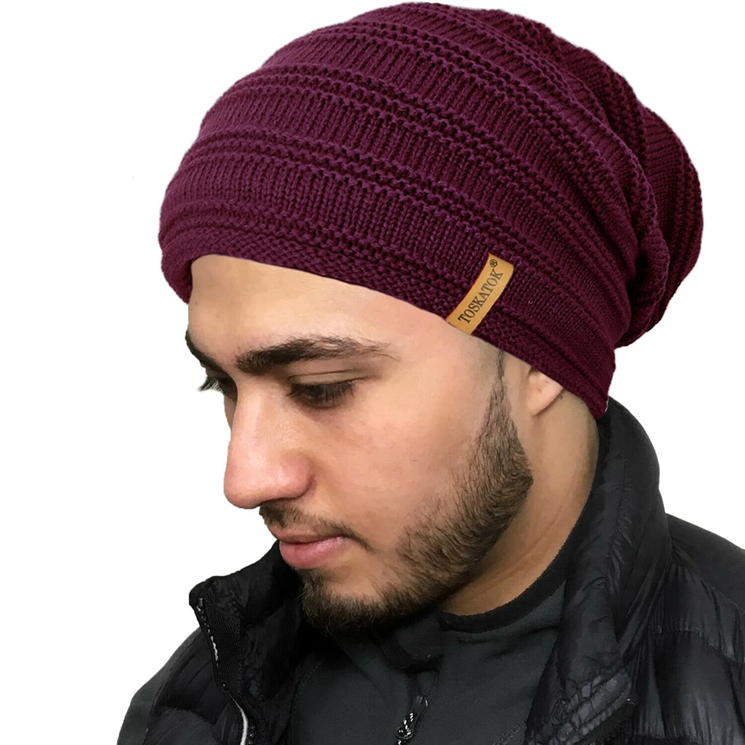 hat 02 Зимние теплые Вязаные Лыжные шапки, Лыжные шапки, кольцо для шляпы, шарф, Наборы для мужчин, уплотненные плюшевые наушники, береты-кепки и глушители, мужские - Цвет: hat 02