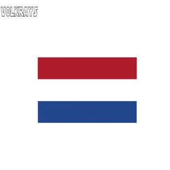 

Volkrays Creative Car Sticker Dutch Netherlands Flag Accessories Reflective Waterproof Cover Scratches Vinyl Decal,5cm*8cm
