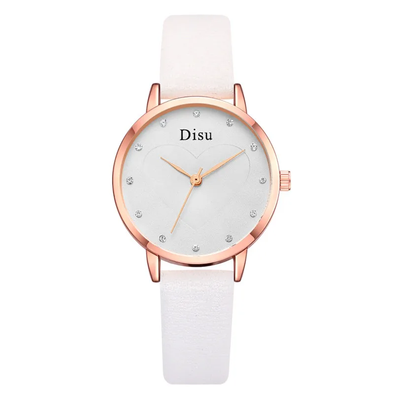 

Exquisite Minimalist Women Watches New Simple Heart-shaped Dial Design Ladies Leather Wrist Watch Casual Gifts Clock For Woman