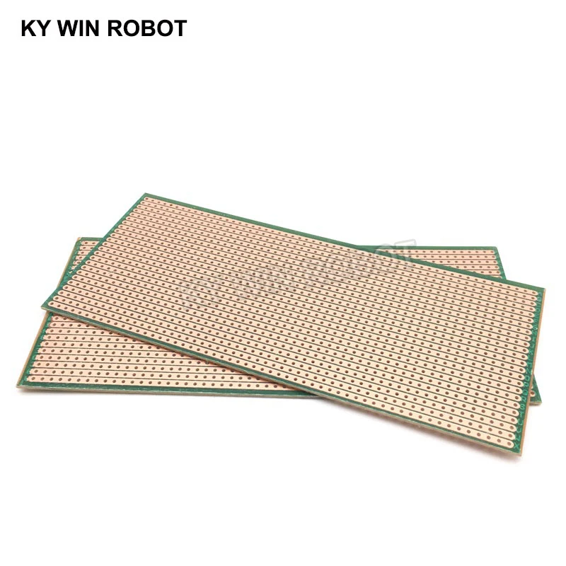 1pcs DIY Green 6.5*14.5CM Prototype Paper PCB Universal Experiment Matrix Circuit Board 6.5x14.5CM 5pcs 6 5x14 5cm 6 5x14 5 cm 2 54 mm 2 54mm single sided perforated green oil universal electric board multi function experiment