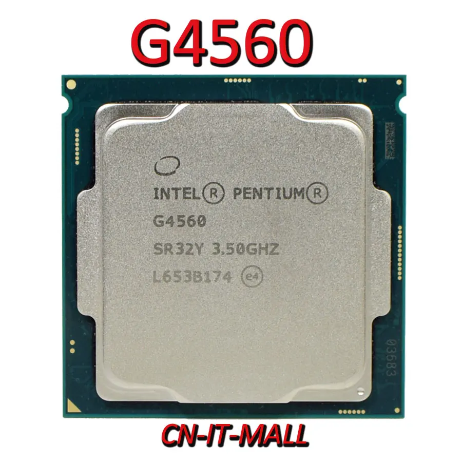 Процессор Intel Pentium G4560 3 5G 3M 2 ядра 4 потока процессор LGA1151|Компьютерные кабели и