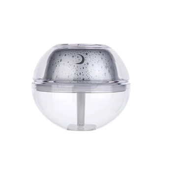 

Usb Crystal Night Lamp Projector 500Ml Air Humidifier Desktop Aroma Diffuser Ultrasonic Mist Maker Led Night Light For Home