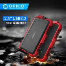 ORICO открытый 2,5 ''тройная защита HDD корпус USB для SATA3.0 жесткий диск адаптер Чехол Поддержка UASP отделка 4 ТБ водонепроницаемый IP64