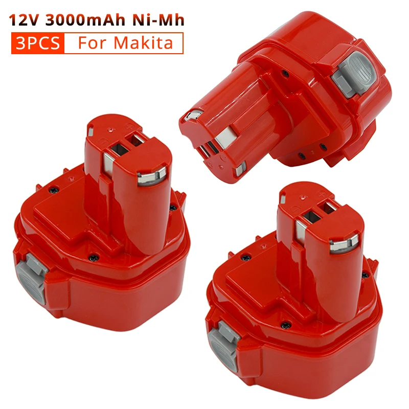Аккумуляторная батарея PA12 Nimh 3.0Ah Ni MH для Makita 1220 1233 1222 1223 6227D 6313D 6317D 1235 2