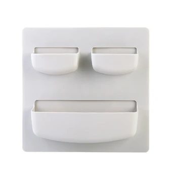 

Multifunctional Plastic Storage Box Kitchenware Wall-Mounted Storage Container MU8669