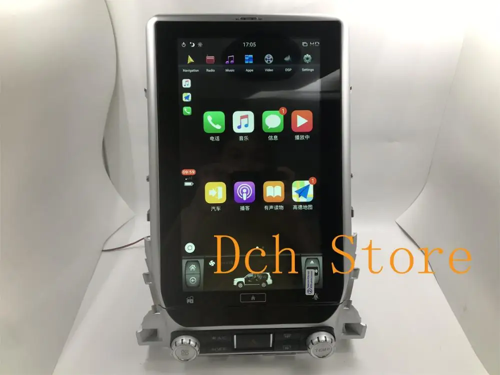 13 6 дюймовый Вертикальный стиль Тесла Android 9 0 автомобильный DVD GPS навигатор для TOYOTA