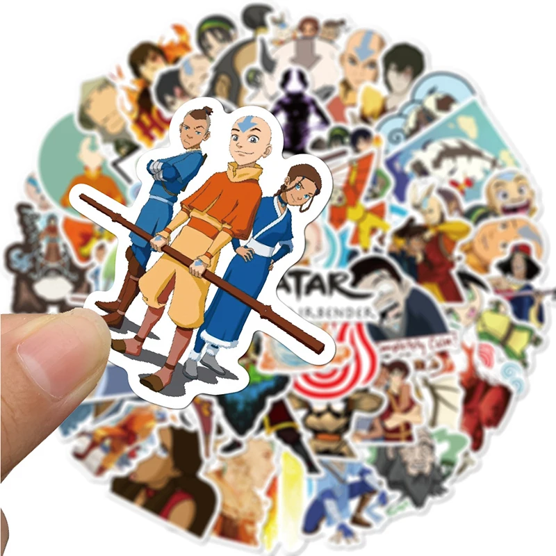 50 шт. Аватара последние наклейки Airbender для детей самостоятельной сборки
