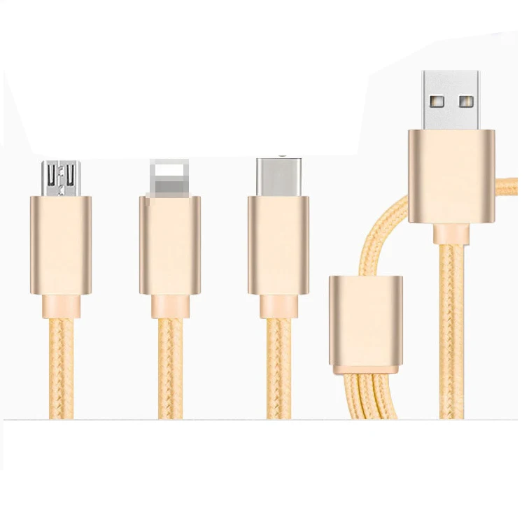 3 порта быстрое зарядное устройство QC 3,0 30 Вт USB зарядное устройство для iPhone X 8 7 iPad samsung S8 huawei быстрое настенное зарядное устройство EU US UK вилка - Тип штекера: 3 in 1 USB CABLE