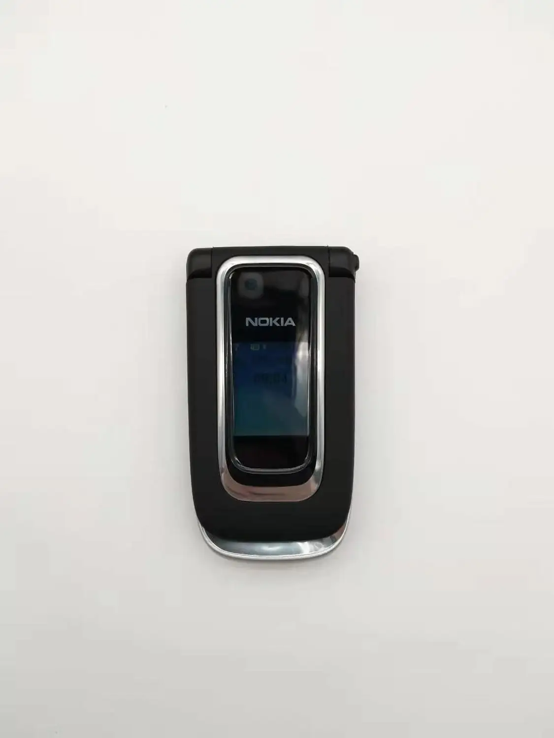 Отремонтированный мобильный телефон Nokia 6131 2G GSM разблокированный флип-телефон Английский Арабский Иврит русская клавиатура - Цвет: Черный