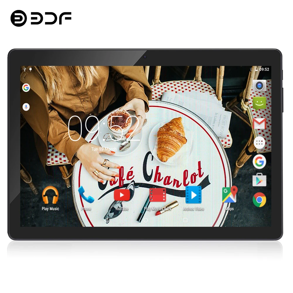 BDF новейший Глобальный 10 дюймовый 4G LTE SIM телефонные звонки планшеты ПК Android 9 0 ОС