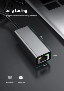 

USB Ethernet with 3 Port USB HUB 2.0 RJ45 Lan Network Card USB to Ethernet Adapter for Mac iOS Android PC RTL8152 USB 2.0 HUB