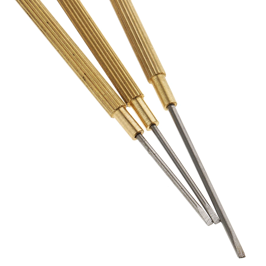 5pcs Min Precision Watch Flat Blade Screwdriver Set For Watchmakers Tool Kit