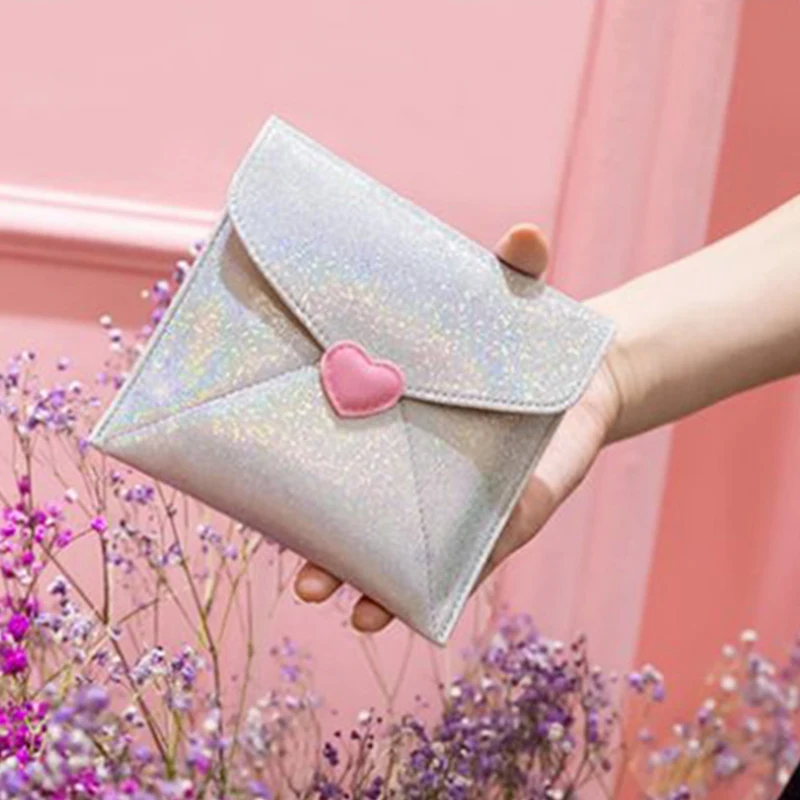 Корейские милые женские гигиенические прокладки для девочек Органайзер Кошелек для кредитных карт держатель салфетка ювелирное хранение денег сумки Косметический Чехол