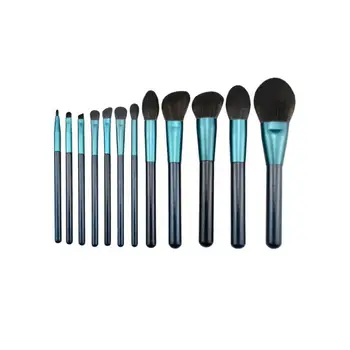 

12Pcs Professional Makeup Brushes Set Long Handle Soft Bristle Foundation Brush Women Salon Cosmetic Tool