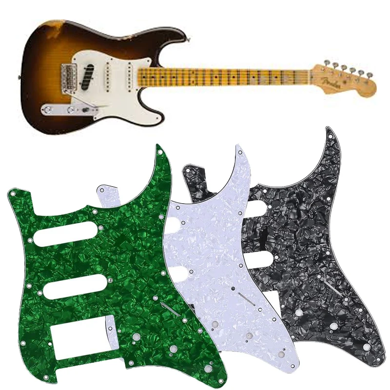 Pickguard PC Замена развлекательный музыкальный инструмент Аксессуары электрогитара царапина пластина многоцветный прочный для ST